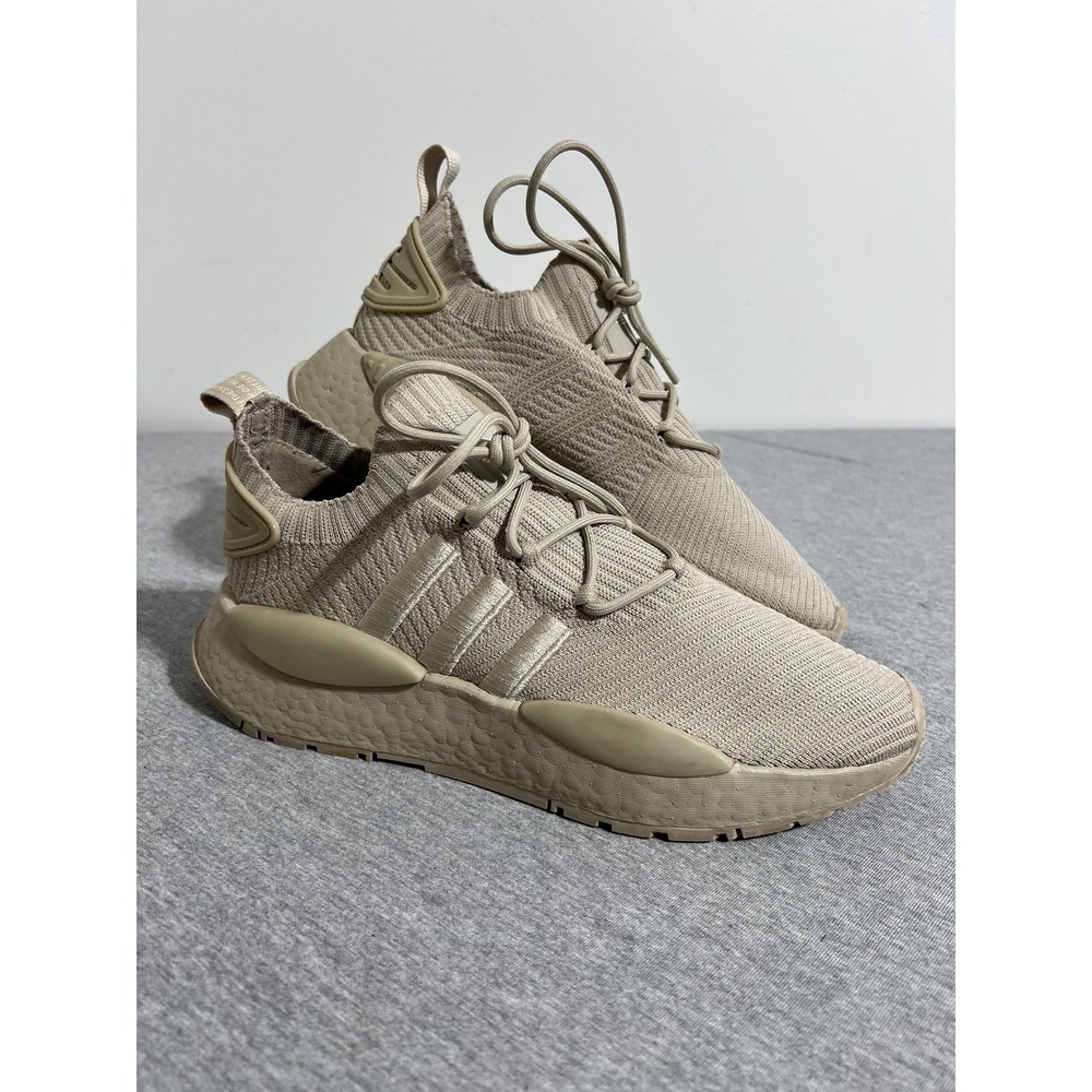 Adidas‎ Sneakers Shoes Mens Size 11 Beige Knit Boost Casual Athletic Comfort